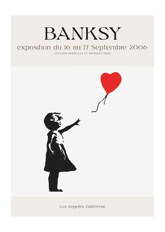 Banksy Exhibition Museum Poster Grab Now