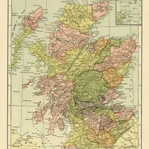 Express Delivery C. S. Hammond map of Scotland