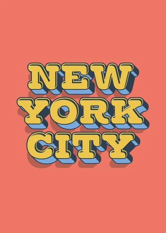 Super Sale New York City Typography Print