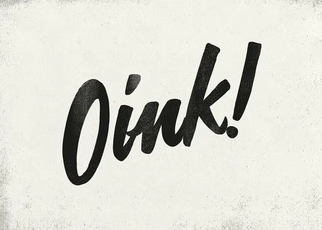 Express Delivery Oink Animal Noises Print