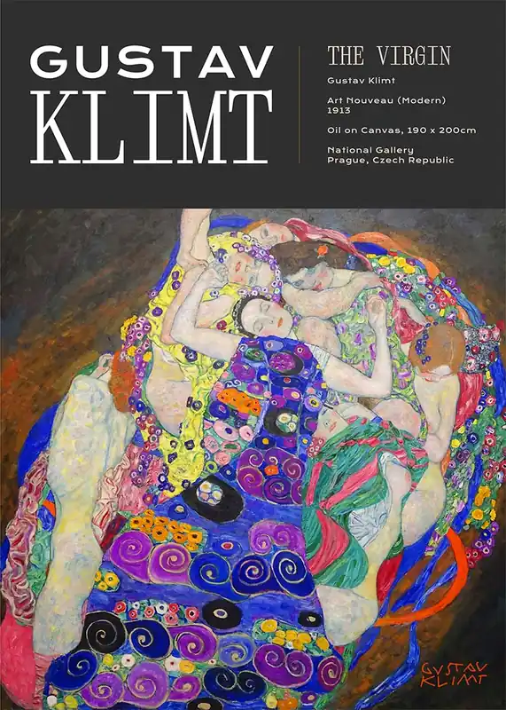 Best Price Gustav Klimt The Virgin Artist Poster