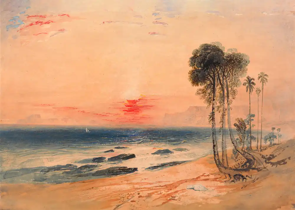 Buy Today A Tropical Coast Sunset Print by John Martin