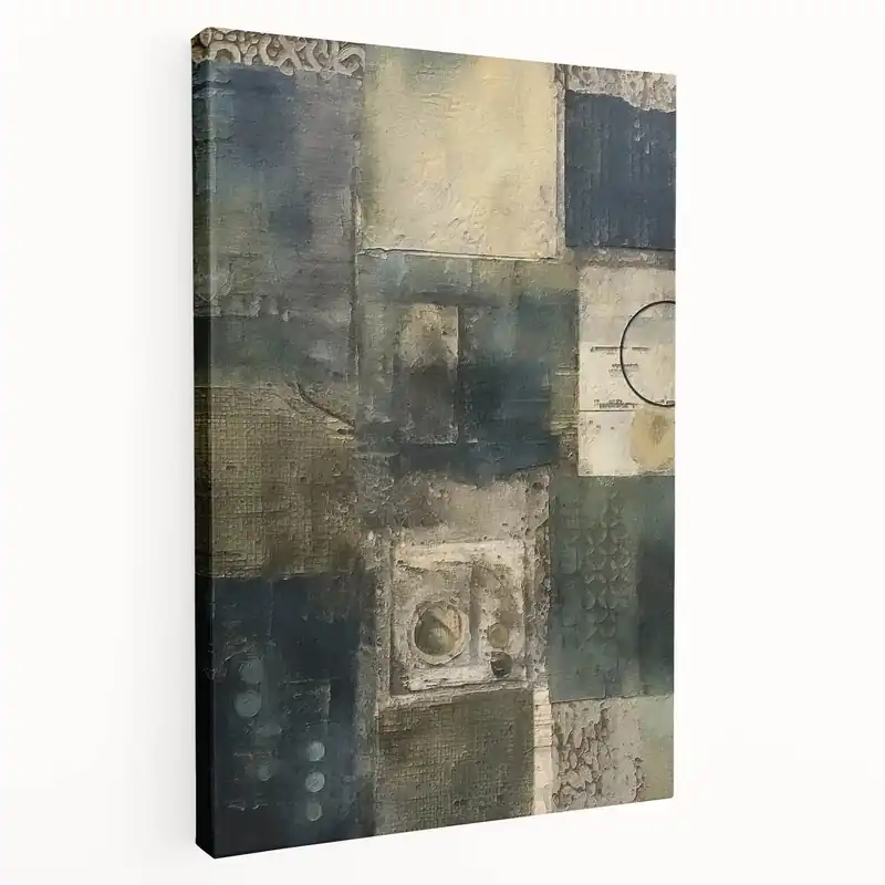 Abstract Rustic Wall Art - Earthy Texture and Patterns for Farmhouse Decor Money Back Guarantee