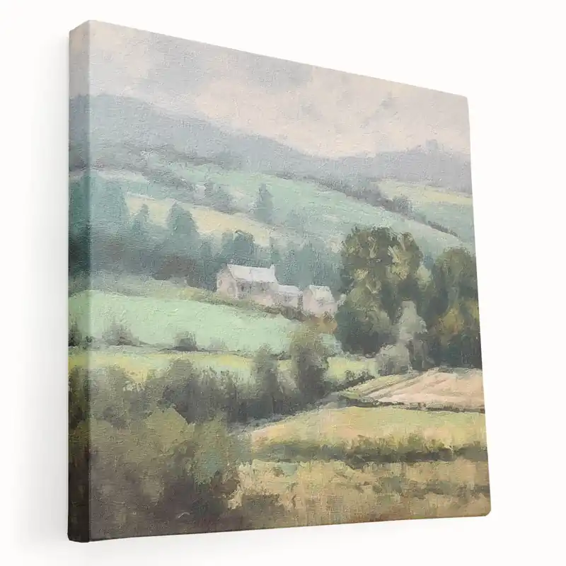 Special Offer Rolling Hills in Farmhouse – Tranquil Countryside Wall Art Landscape