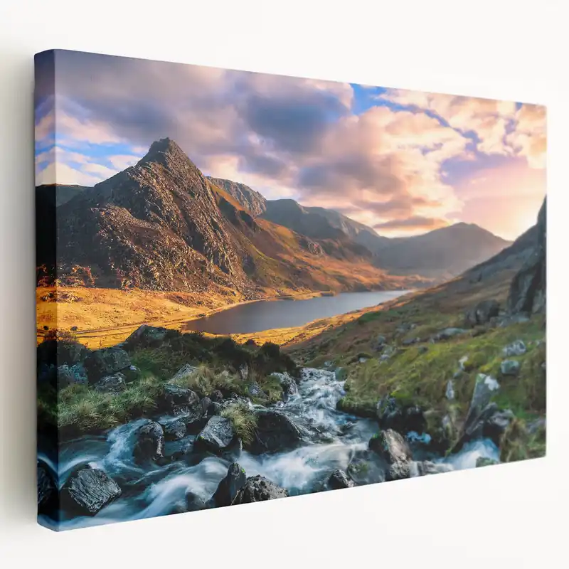Wales Mountain Lake - Wales Landscape Painting, Premium Welsh Art Prints Trusted Brand