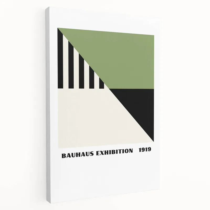 Top Rated Bohemian Wall Art | Bauhaus Exhibition 1919 Triangle Print | Boho Decor