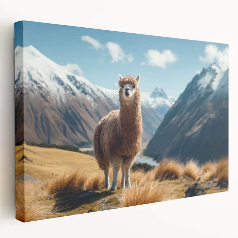 Deal Serene Llama Wall Art - Scenic Canvas & Framed Prints for Nature Lovers