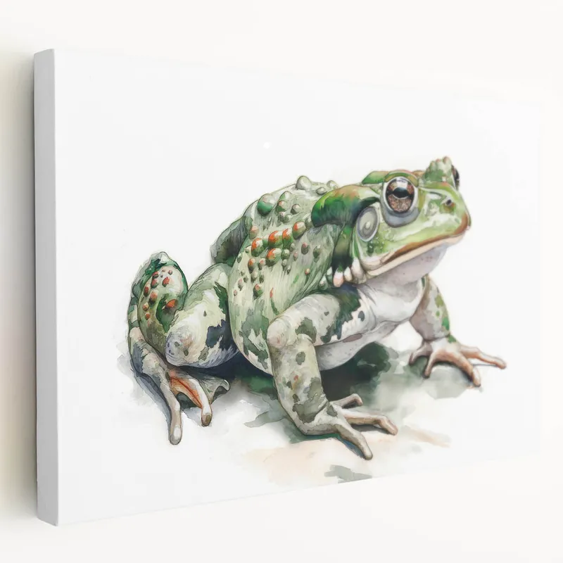 Best Choice Artistic Frog Wall Art - Textured Amphibian Canvas & Framed Prints
