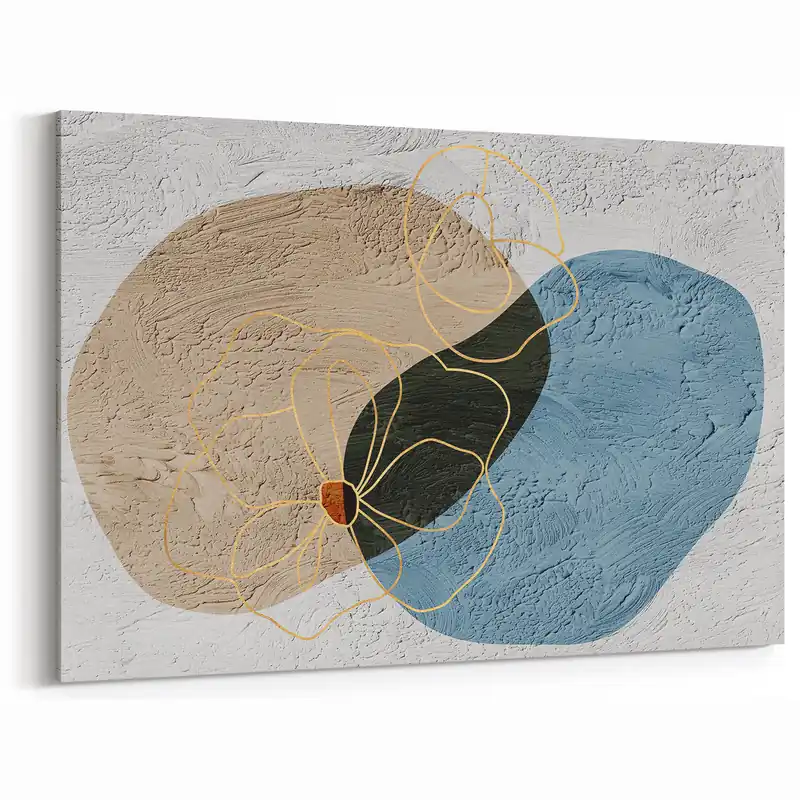 Hot Picks Spring Meadow Line Art – Pastel Abstract Wall Decor with Floral Design
