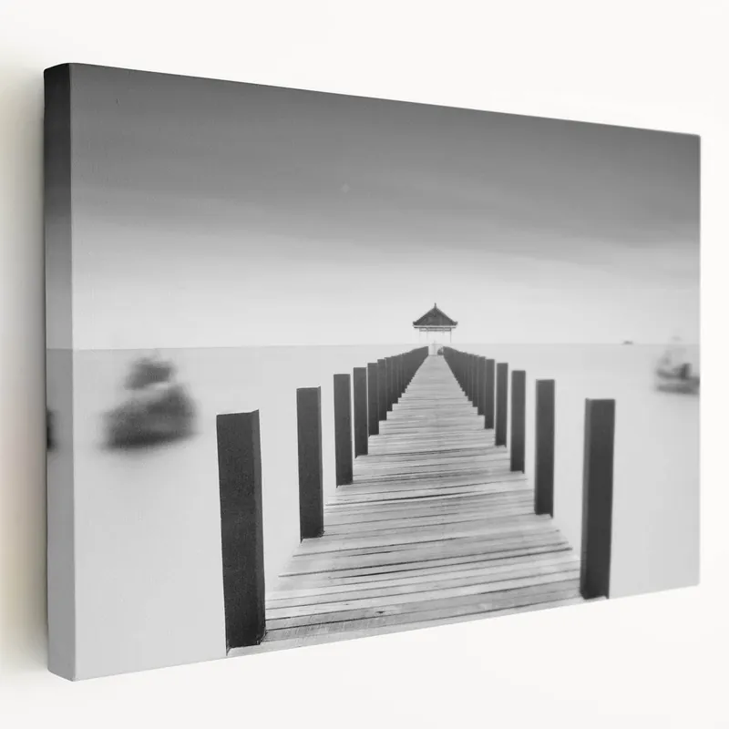 Shop Now Tranquil Pier View - Fine Art Photography Framed Prints
