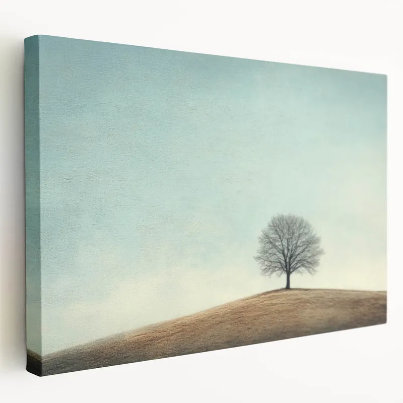 Solitary Tree on Hill - Fine Art Photography Canvas Prints Buy Direct