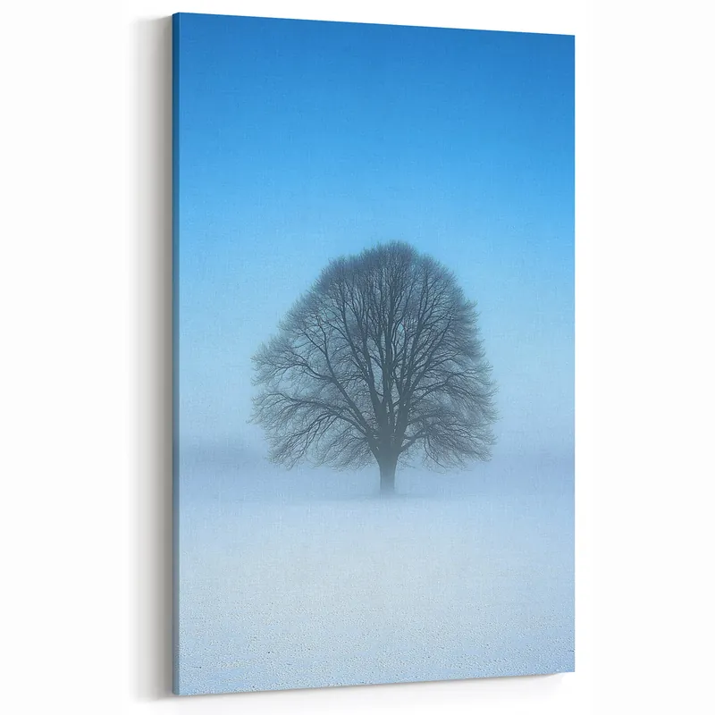 Solitary Tree - Modern Abstract Nature Landscape Art No Minimum Order
