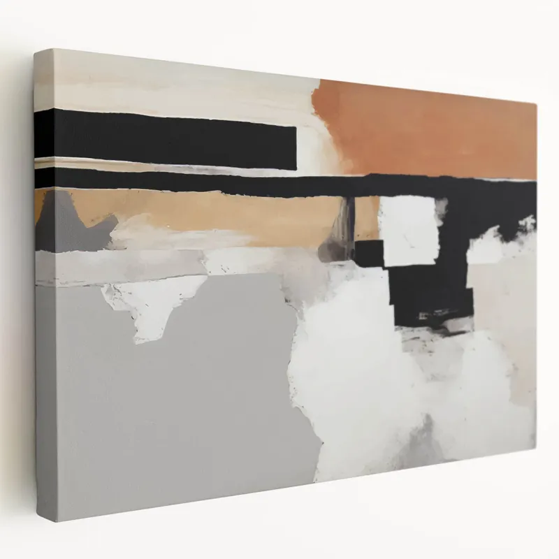 New Release Shop Modern Abstract Canvas Prints - Bold Textures in Earth Tones