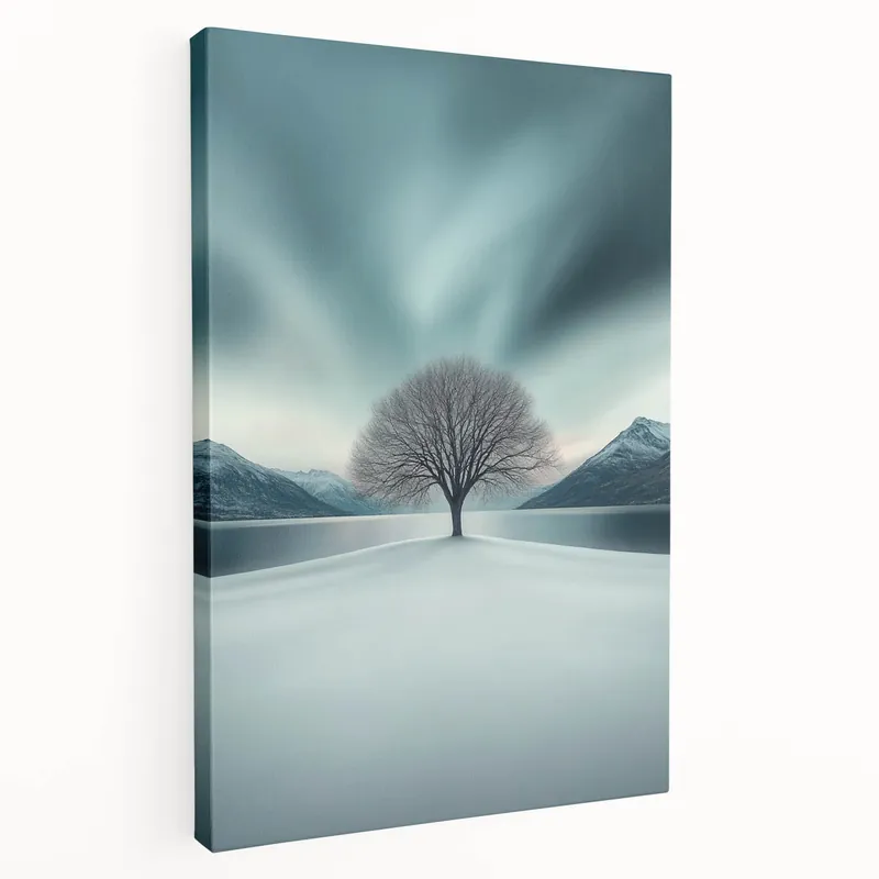 Serene Winter Landscape - Fine Art Photography Canvas Prints Authentic