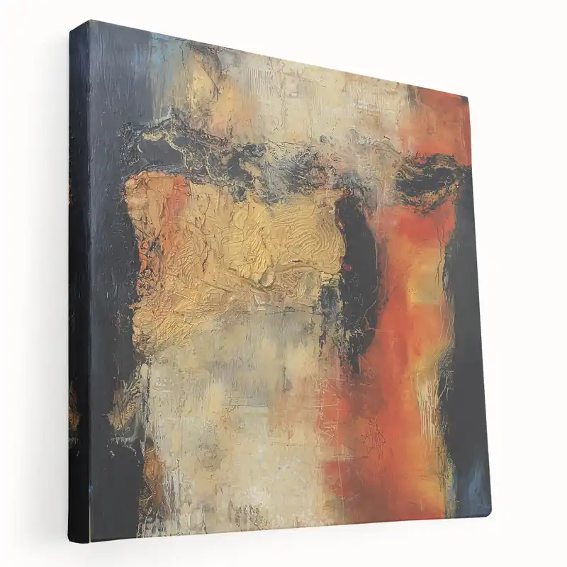 Neutral Abstract Prints – Earthy Textured Canvas from Harmony Series Best Seller