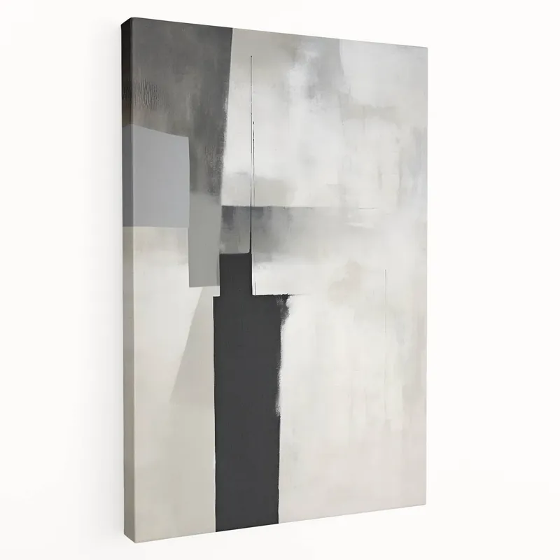 Monochrome Minimalist Abstract Art Print - Contemporary Wall Decor Limited Offer