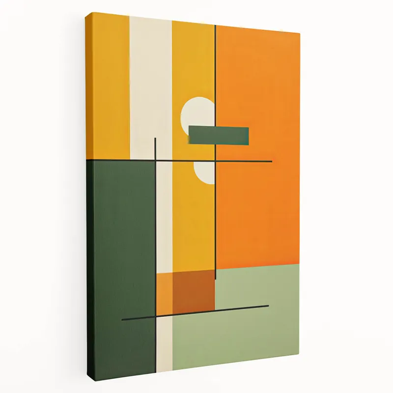 New Release Modern Minimalist Geometric Wall Art - Vibrant Abstract Design Print