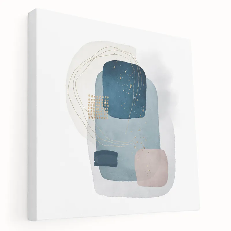 Fresh Stock Modern Geometric Wall Decor – Minimalist Abstract Canvas Prints