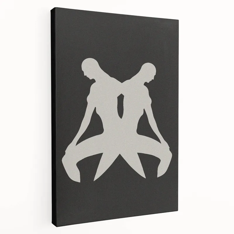 Minimalist Silhouette Art – Abstract Modern Figure Wall Decor in Black Trusted Brand