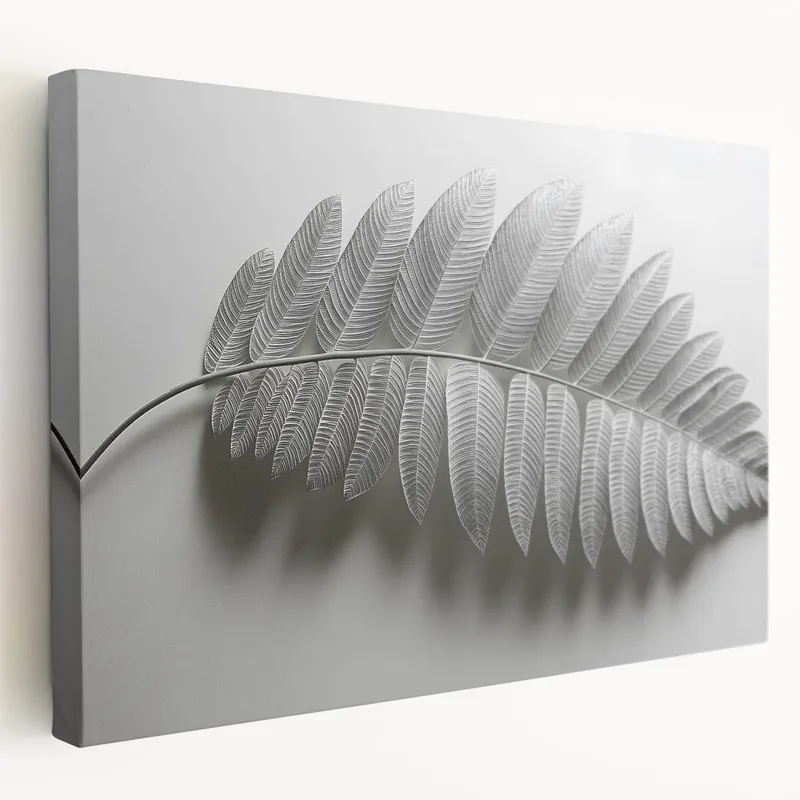 Time-Limited Minimalist Monochrome Leaf – Fine Art Botanical Photography