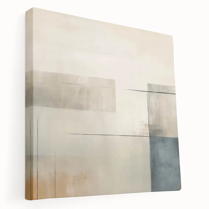 Minimalist Geometric Wall Art – Soft Abstract Design in Neutral Tones Editor’s Pick