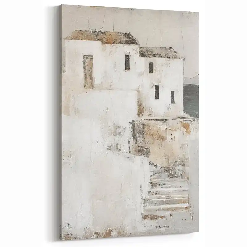Best Choice Minimalist Abstract Architecture Wall Art - Monochrome Coastal Print