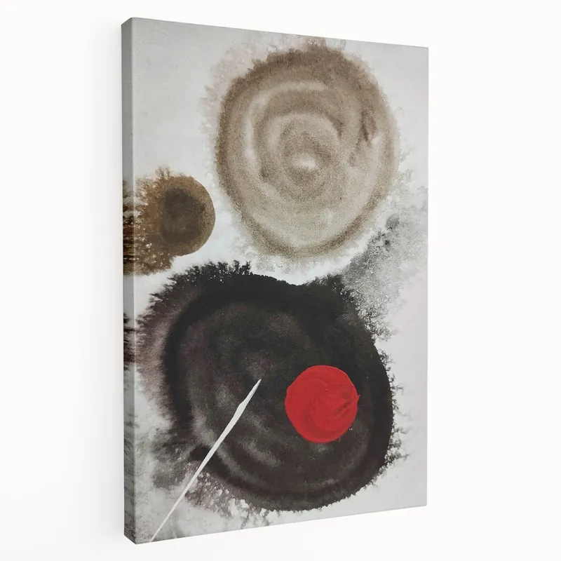 Minimal Ink Swirl Balance – Large Abstract Wall Decor for Calm Spaces In Demand