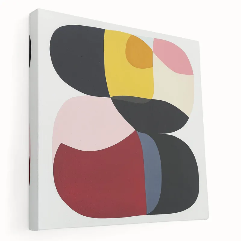 Top Pick Large Abstract Wall Art – Bold Modern Composition in Rich Colors