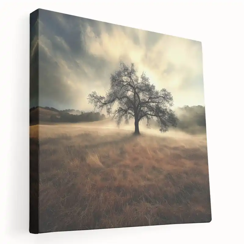 Certified Golden Horizon Tree – Fine Art Photography Canvas Prints