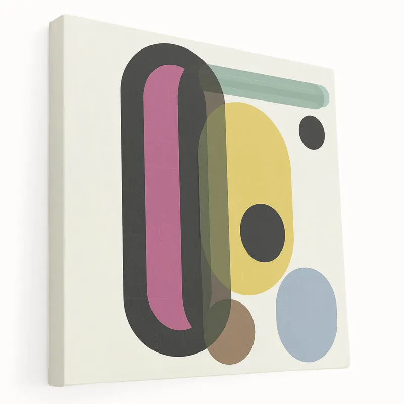 Latest Geometric Art Decor - Bold Abstract Wall Art with Vibrant Shapes
