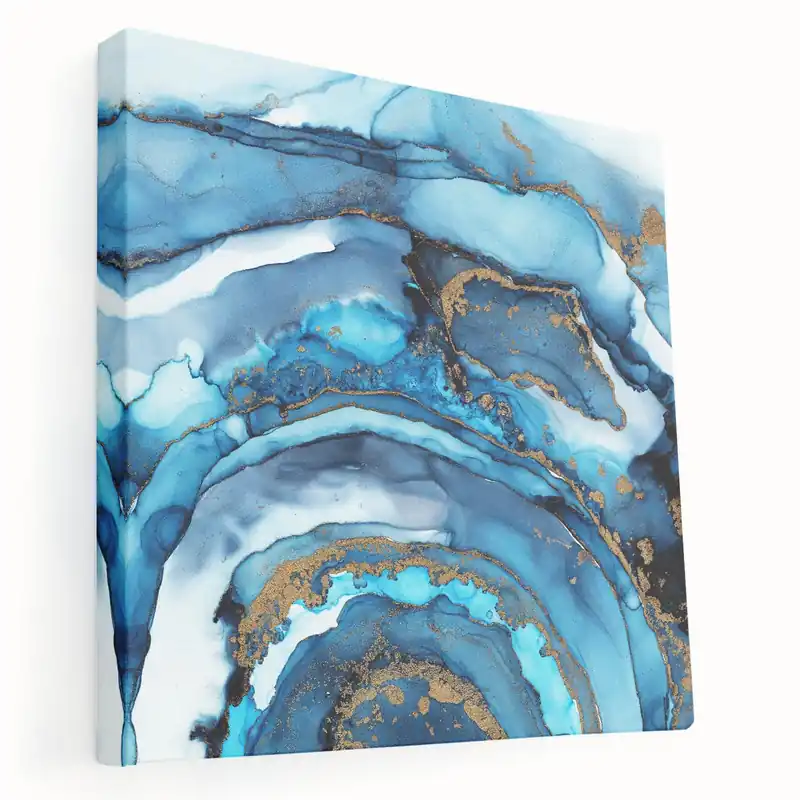 Free Returns Fluid Abstract Art Collection - Modern Fluid Art Prints in Pink & Gray
