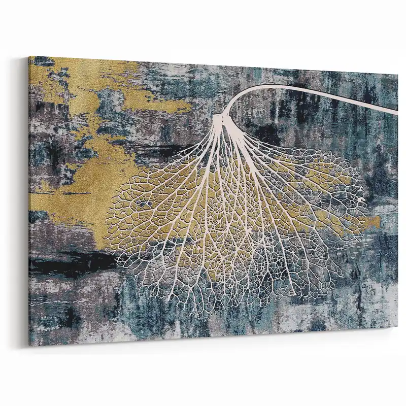 Crafted Elegant Abstract Line Art with Organic Patterns - Modern Strokes Canvas