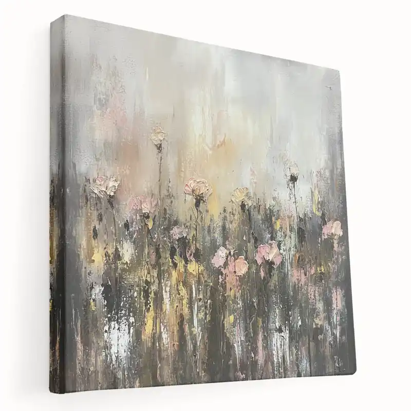 Elegant Abstract Floral Canvas - Modern Botanical Wall Art Grab Now