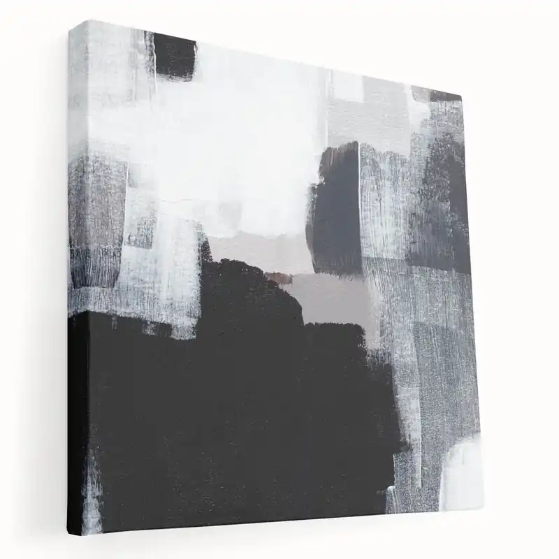 Best Seller Earthen Harmony Abstract - Black & White Minimalist Wall Art