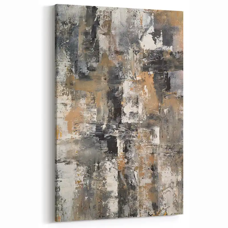 Earth Tone Art – Textured Neutral Abstract from Earthen Harmony Series Bargain