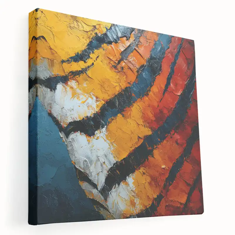 Fan Favorite Dynamic Strokes and Lines Abstract Art – Modern Brush Strokes Canvas