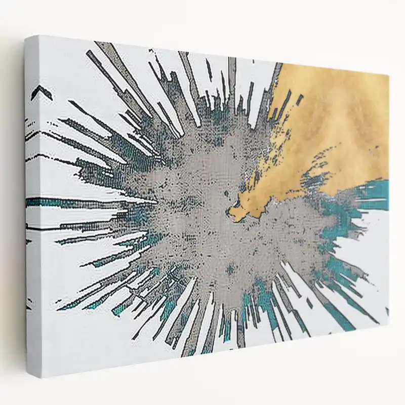 Crafted Coastal Retreat Strokes & Lines Abstract Art – Modern Beach Wall Decor