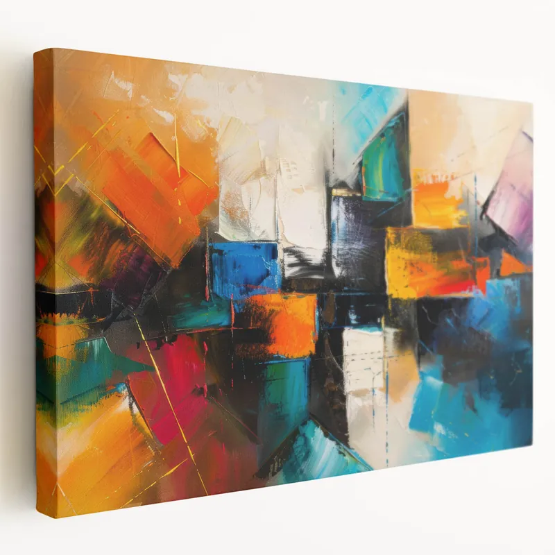 Bold Abstract Wall Art – High-Contrast Geometric Canvas Prints Exclusive Offer