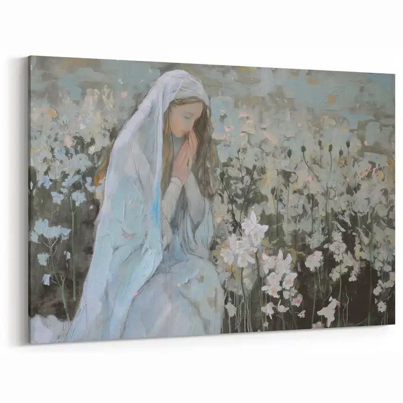 Get Yours Artistic Figurative Designs - Serenity in Floral Harmony