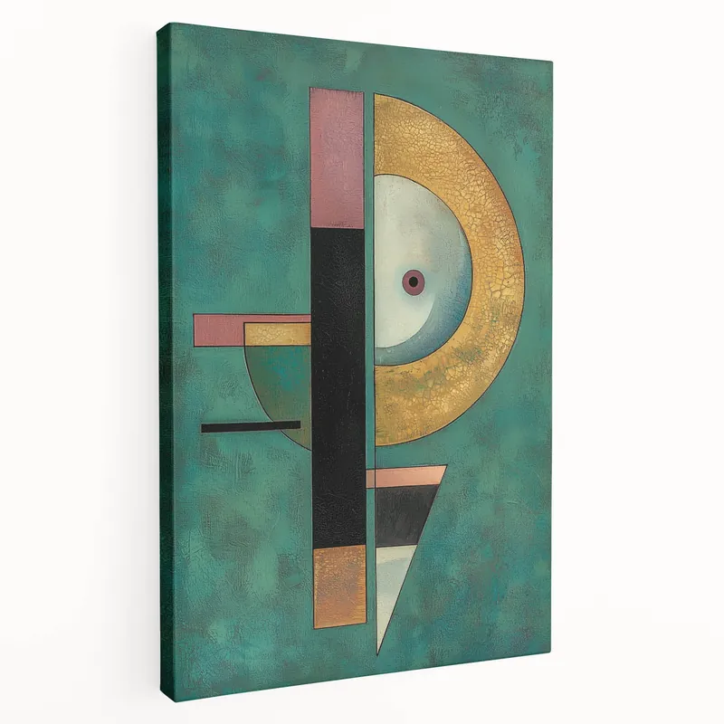 Clearance Abstract Geometric Paintings - Modern Geometric Art for Living Rooms