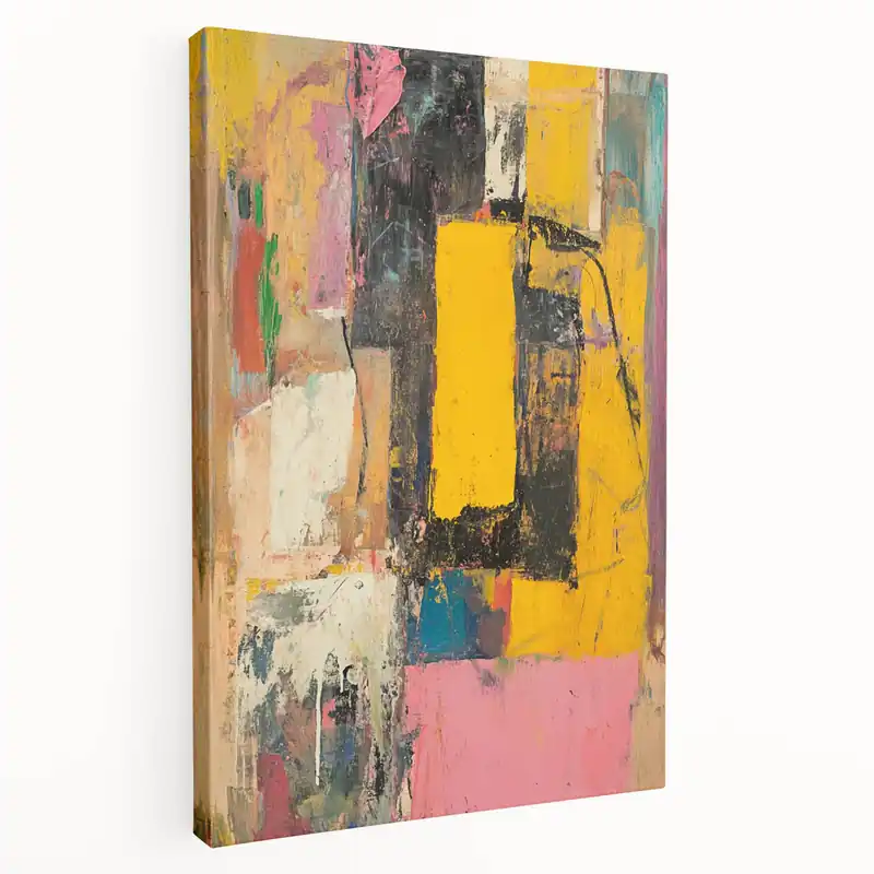Shop Now Abstract Expressionist Wall Art – Vibrant Modern Canvas Print