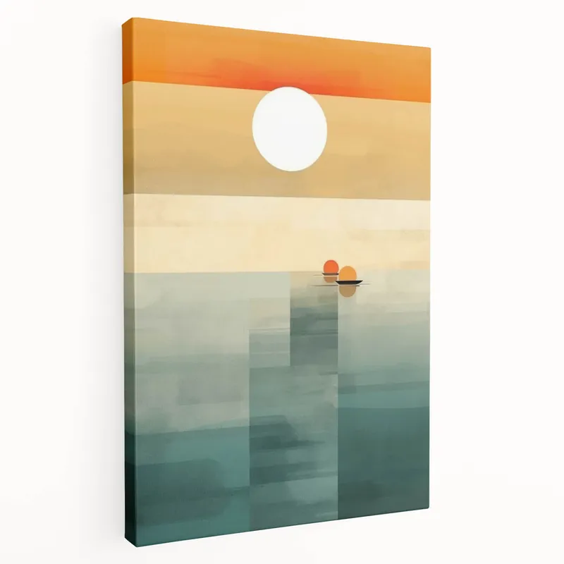 Cheap Serene Sunset Wall Art – Tranquil Nature Canvas Prints