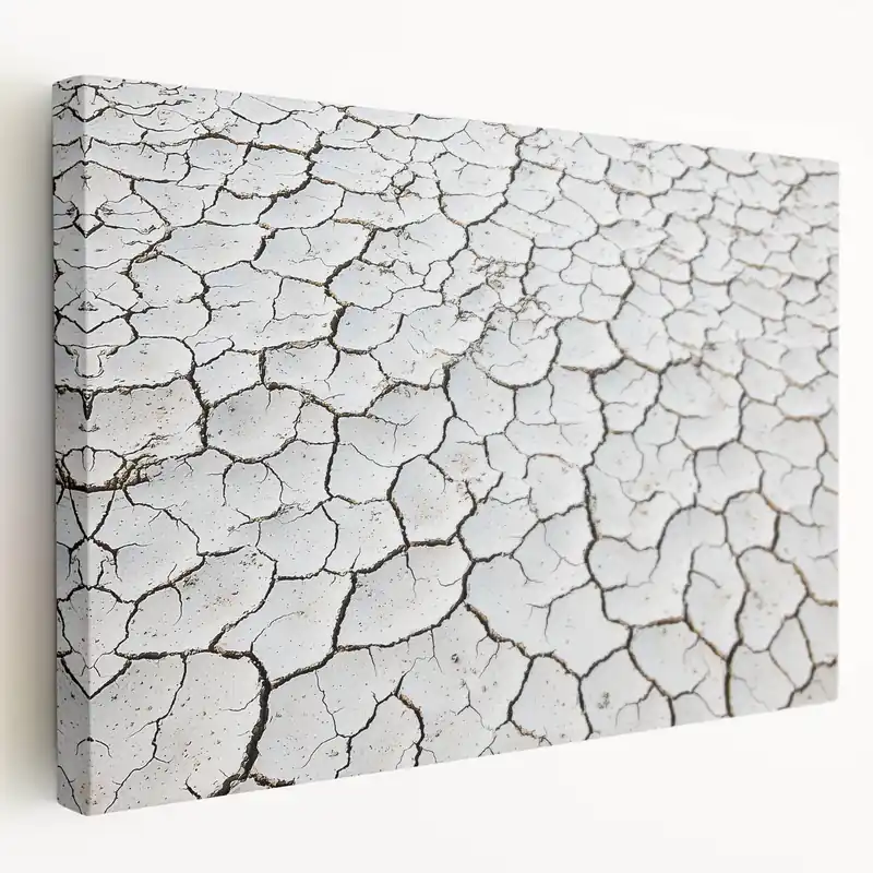 Cracked Desert Landscape Wall Art - Stunning Desert Canvas Prints Authentic