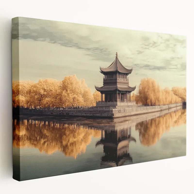 Exclusive Tranquil Pavilion Prints - Reflections of Serenity and Elegance