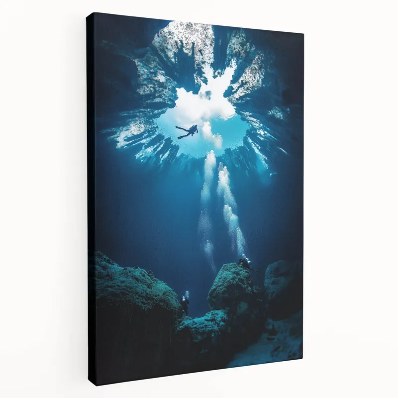 Bulk Order Scenic Cave Art - Underwater Diving Adventure