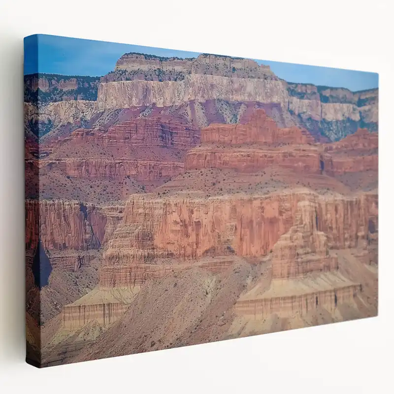 Affordable Layered Desert Canyon - Nature Canyon Wall Art for Tranquility