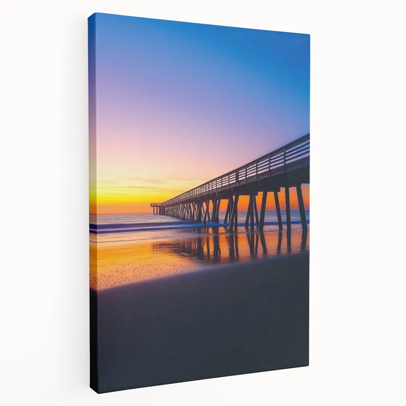 Get Yours Landscape Bridge Art – Twilight Scenic Bridges Canvas Prints