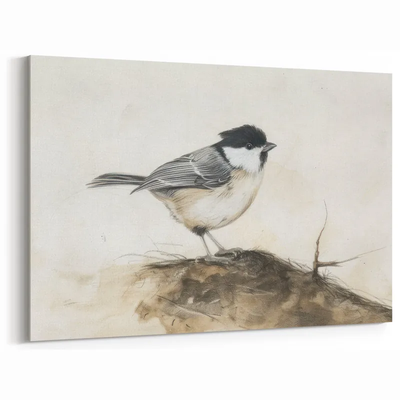 Instant Buy Charming Songbird Artwork - Animal Canvas Prints for Home Decor