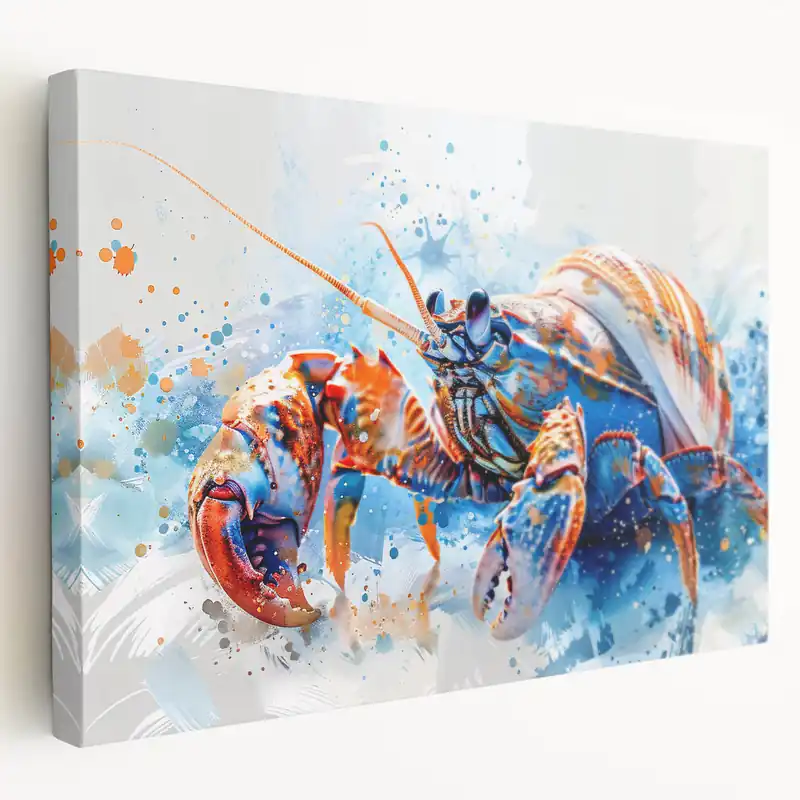 Crab Canvas Print - Colorful Ocean Life Art for Coastal Wall Decor Special Discount