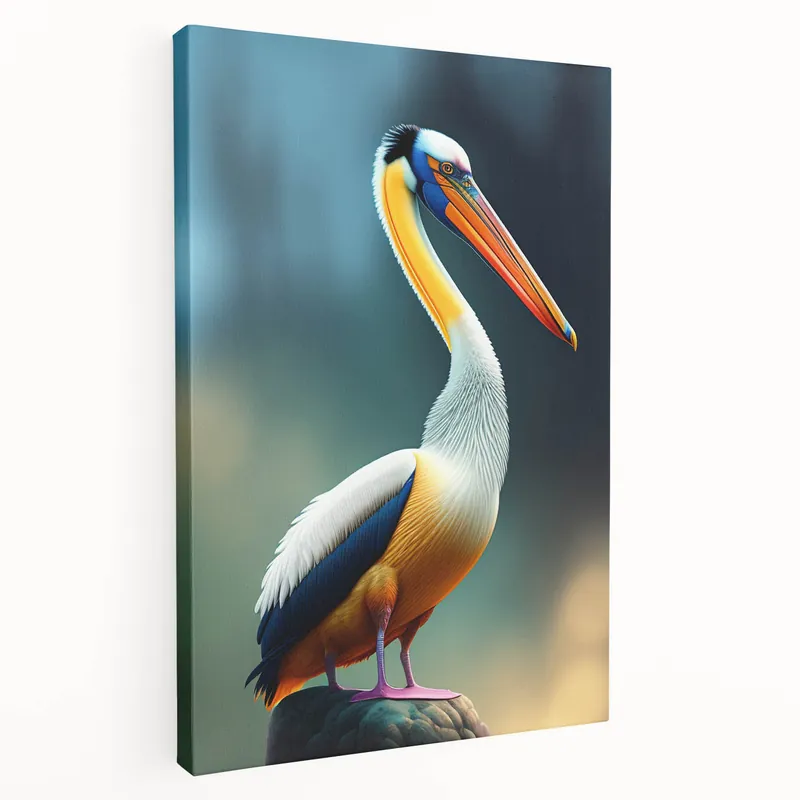 Factory Price Vibrant Pelican Art - Colorful Pelican Decor for Modern and Eclectic Spaces